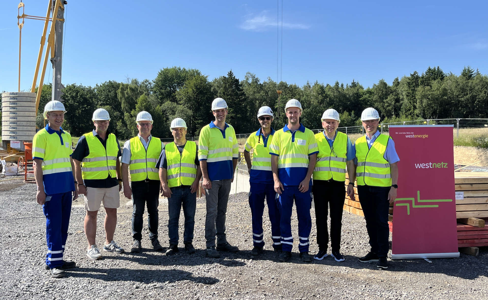 Neubau der Umspannanlage schreitet voran: Spessart stärkt Energiezukunft im Brohltal